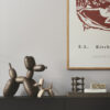 BOYHOOD Figurine en bois  Ballon d'Og petit format- Chêne fumé – Image 5