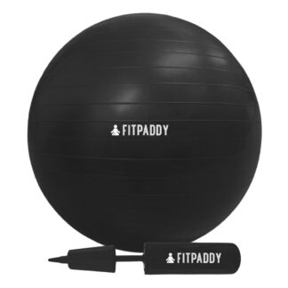 Fitpaddy – Gym Ball 65 cm (Noir) (GBALL65)