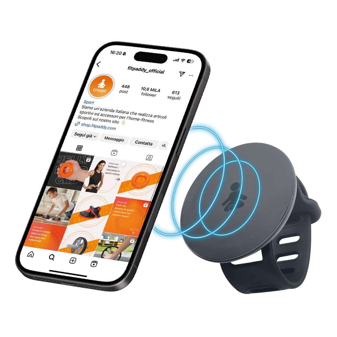 Fitpaddy – Support Magnétique MagSafe Belt Mount (MAGBELT)